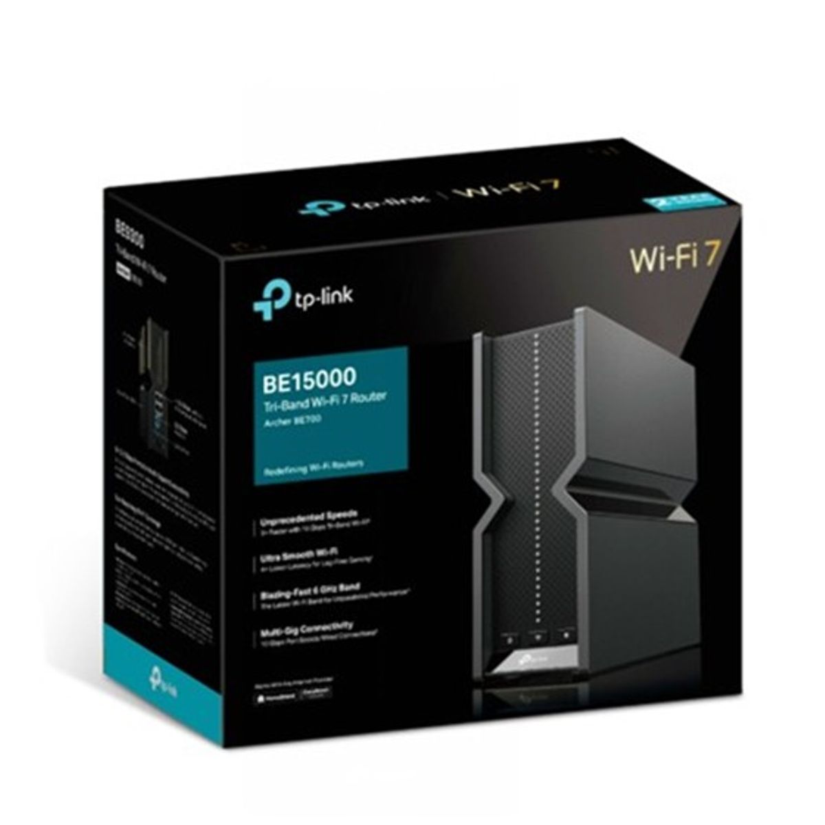 TP LINK - ARCHER BE700 Router WiFi7 BE15000 Triple Banda