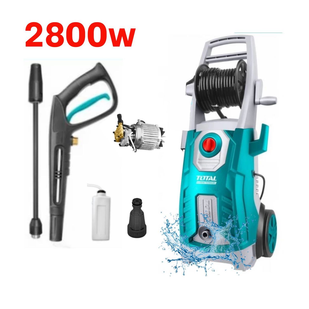 Total Tools - Hidrolavadora 2800w Industrial Total