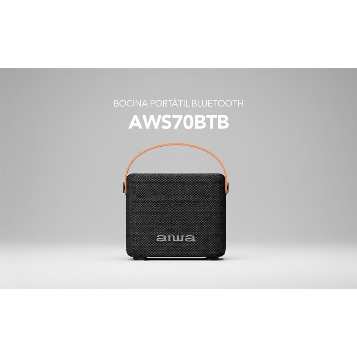 AIWA - AIWA AWSS70BTC NEGRO - PARLANTE BLUETOOTH PORTATIL CON PROYECTOR LUCES RGB - 7 WATTS
