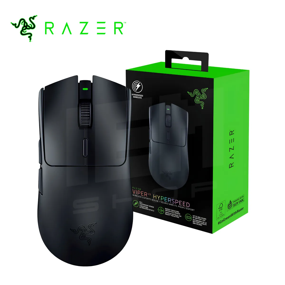 RAZER - Mouse Razer Viper V3 Hyperspeed 30k Dpi 280h Inalambrico Color Negro