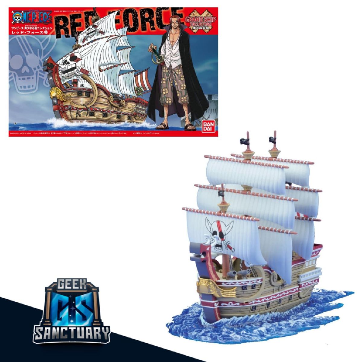 BANDAI - BANDAI MODEL KIT GARPS WARSHIP ONE PIECE BARCO GARP GRAND SHIP COLLECTION