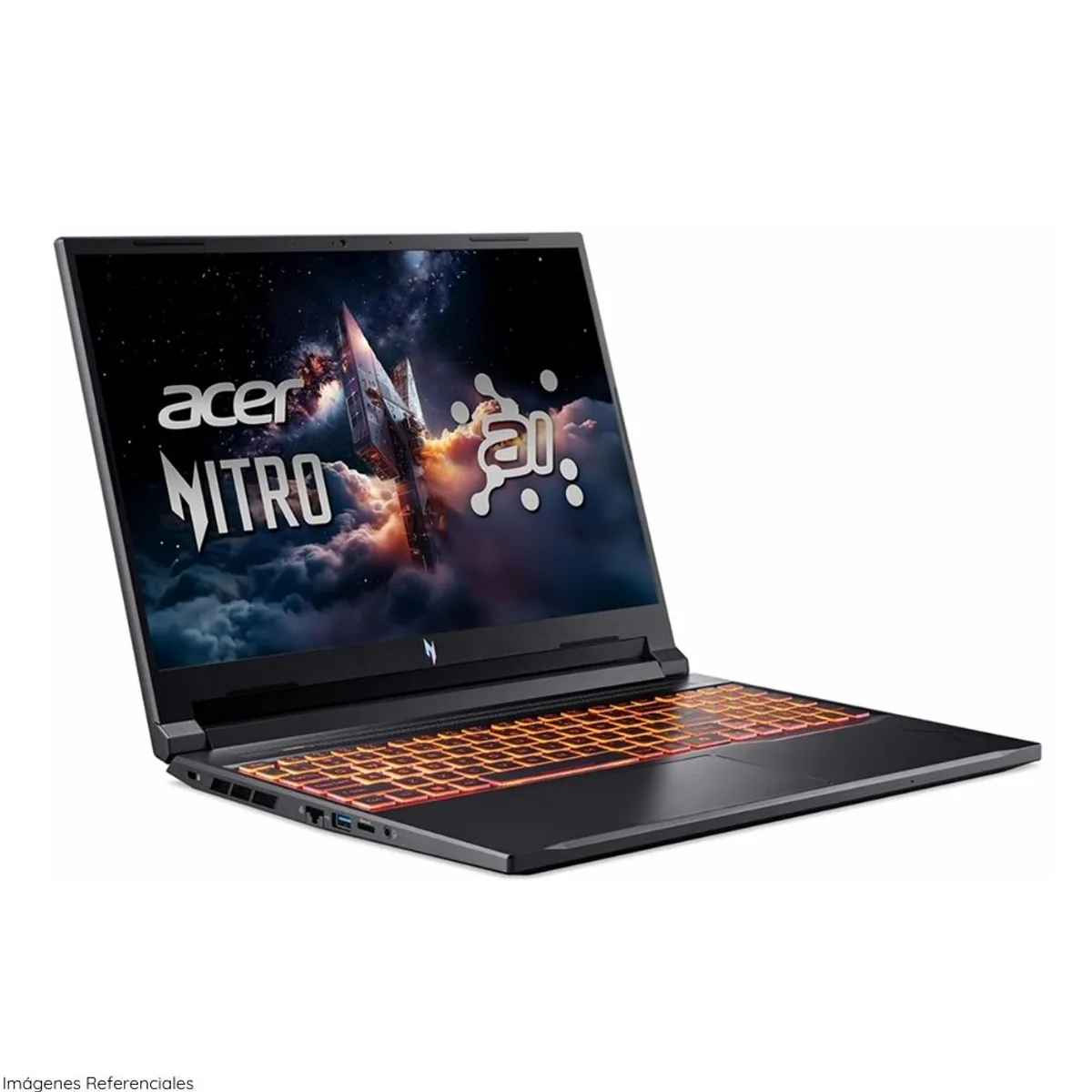 ACER - Laptop Acer Nitro V 16 ANV16-72-7809 Intel Core 7 240H 32GB RAM 512GB SSD RTX 5060-8GB 16"  WUXGA