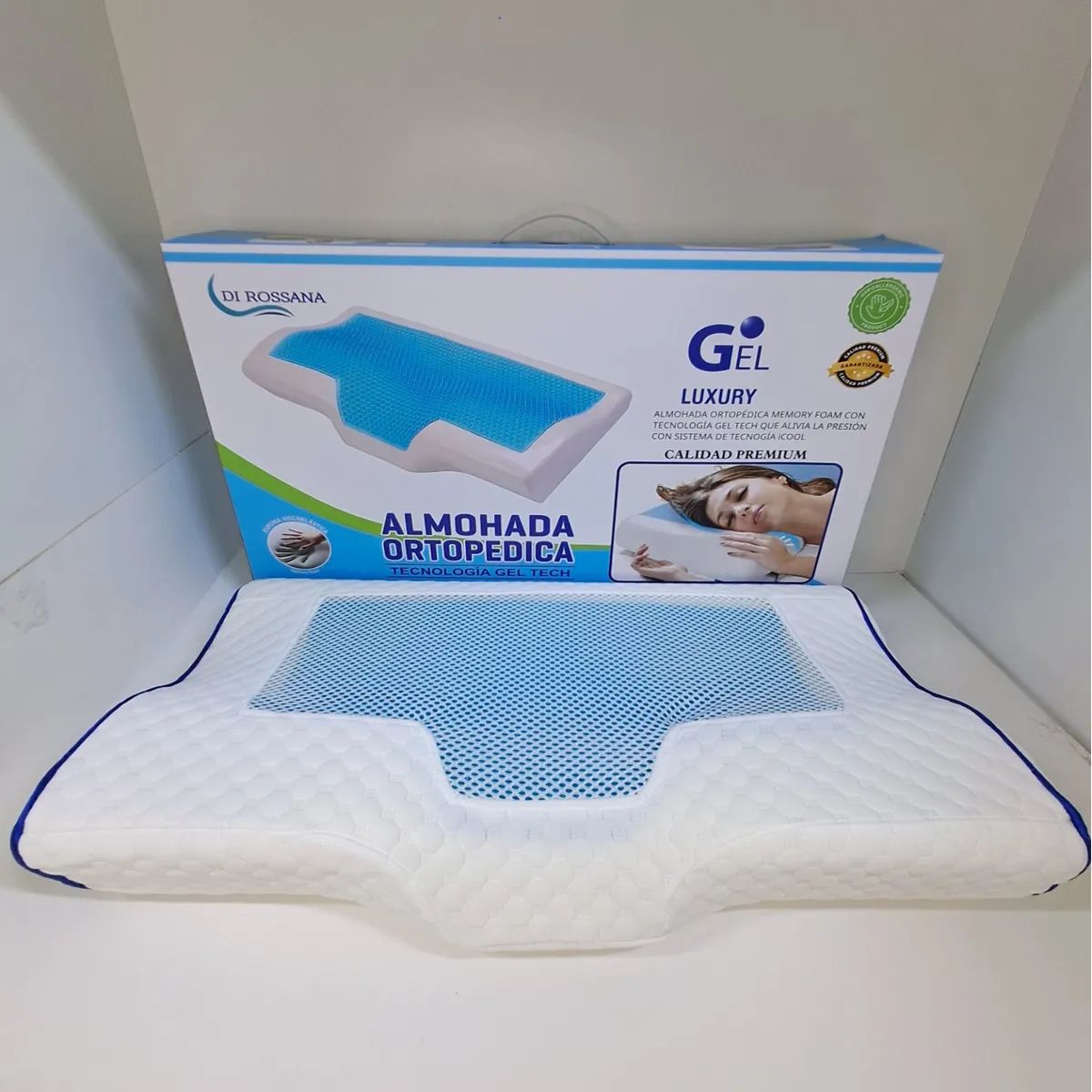 GOLDSUN - ALMOHADA ORTOPEDICO VISCOELASTICA GEL MARIPOSA