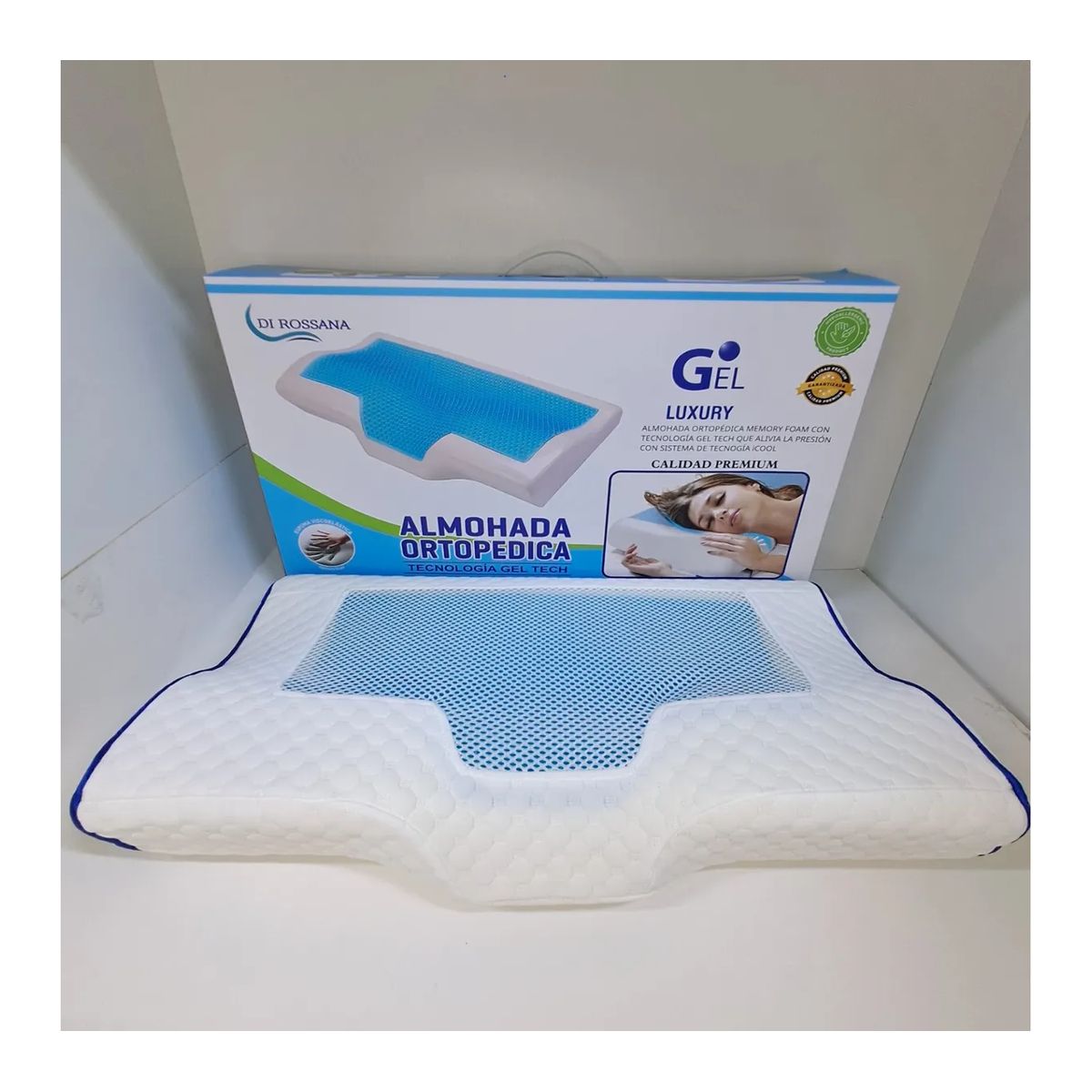 GOLDSUN - ALMOHADA ORTOPEDICO VISCOELASTICA GEL MARIPOSA
