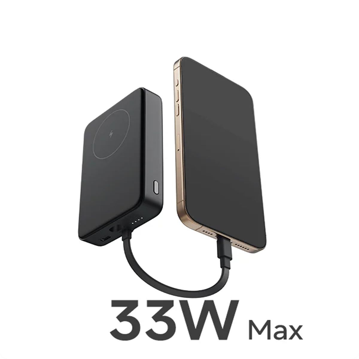 XIAOMI - Xiaomi 33W Magnetic Power Bank 10000mAh Integrated Cable