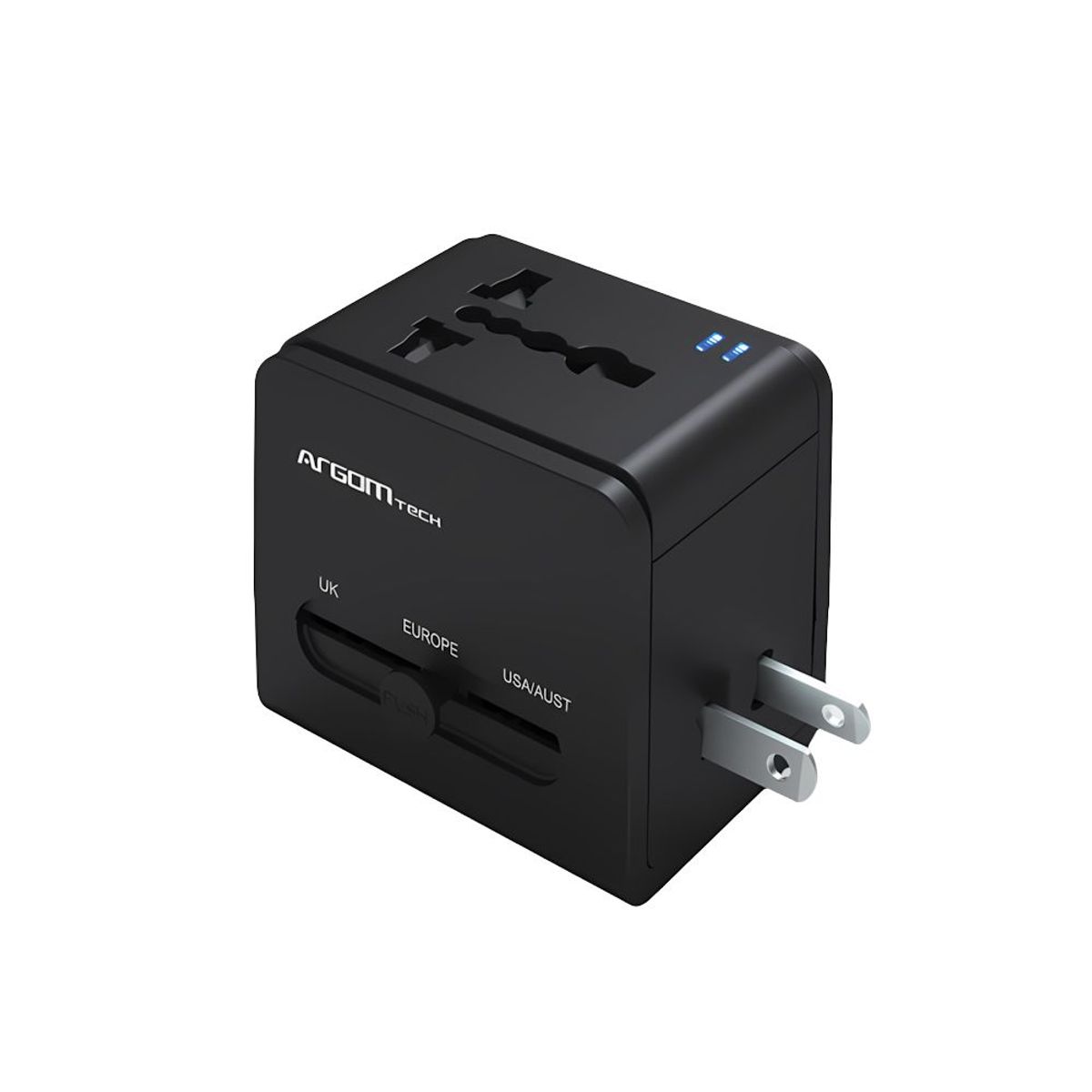 ARGOMTECH - ADAPTADOR DE VIAJE UNIVERSAL CON CARGA RAPIDA