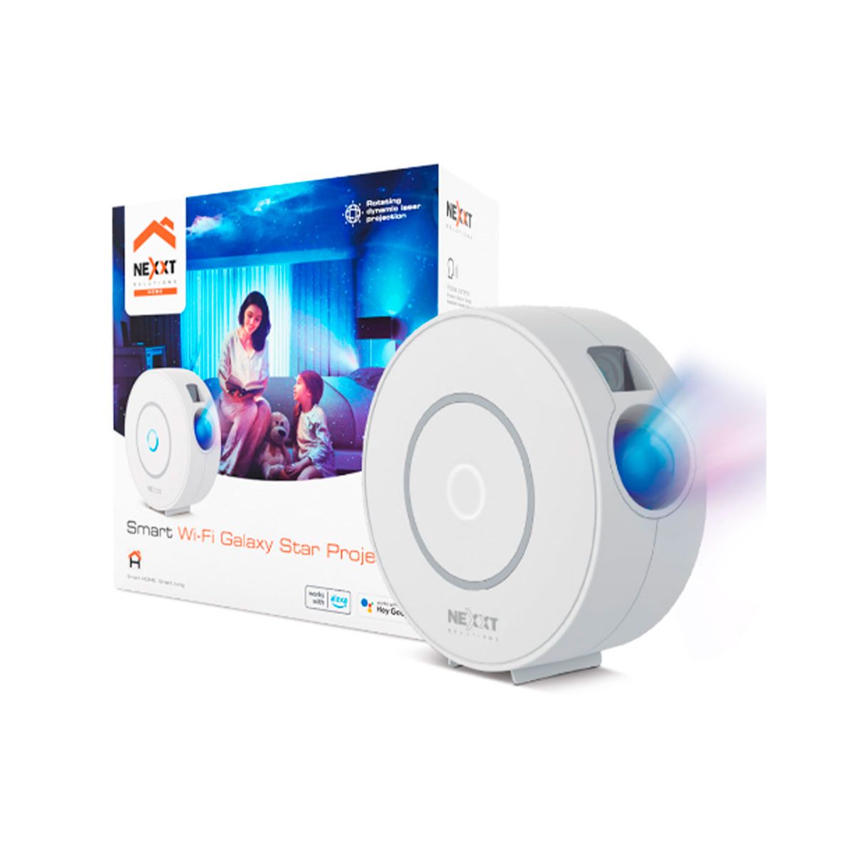 NEXXT SOLUTIONS - PROYECTOR NEXXT DE GALAXIAS Y ESTRELLAS SMART NHA-G100 P-NNHA-G100