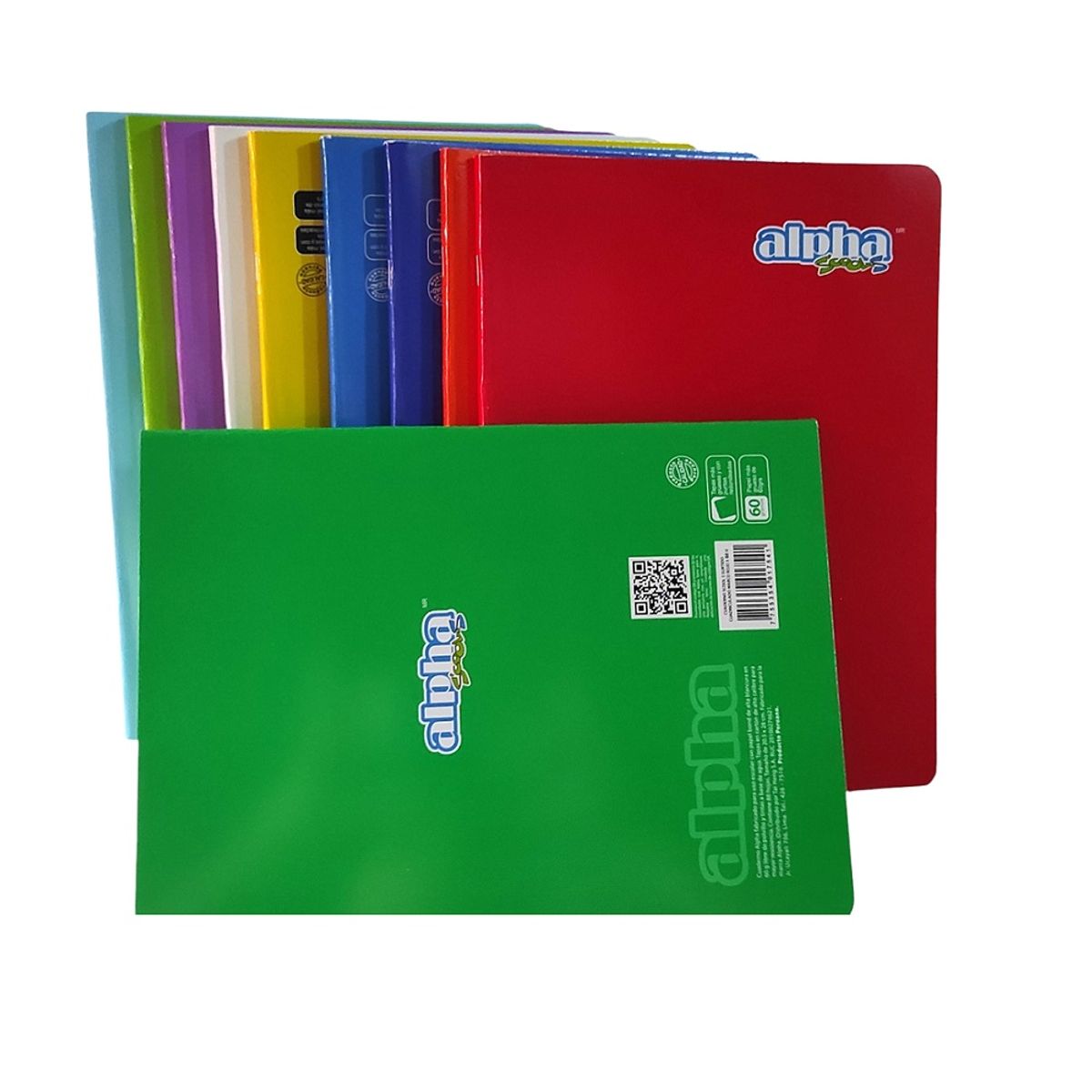 GENERICO - set de 3 Cuaderno Alpha Rayado de 88 hojas