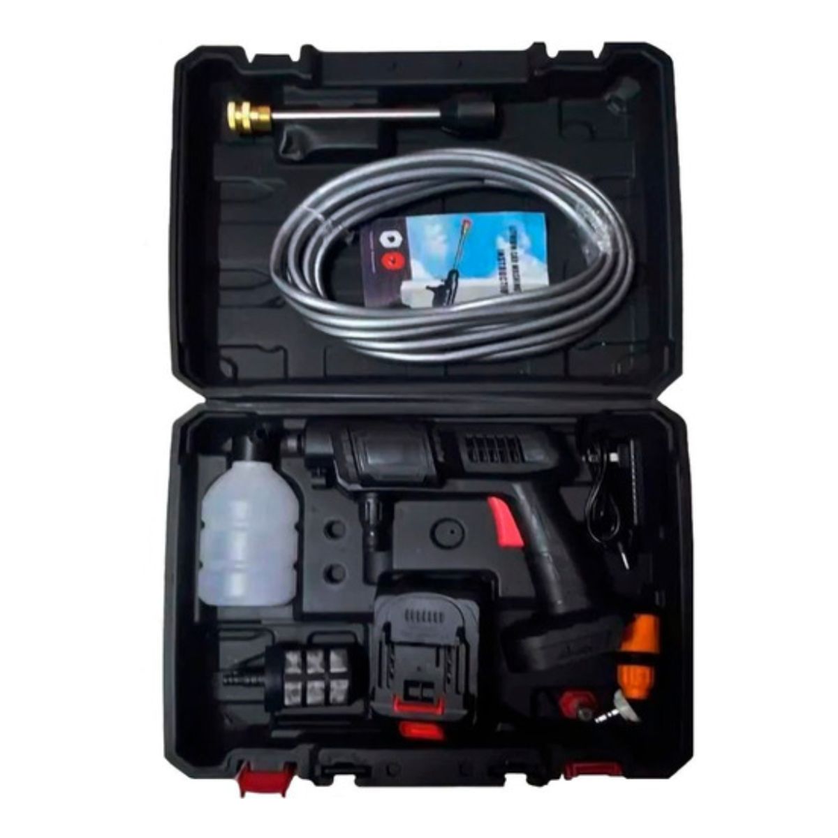 OEM - Kit Hidrolavadora Portatil Recargable 48 Voltios + Maletín