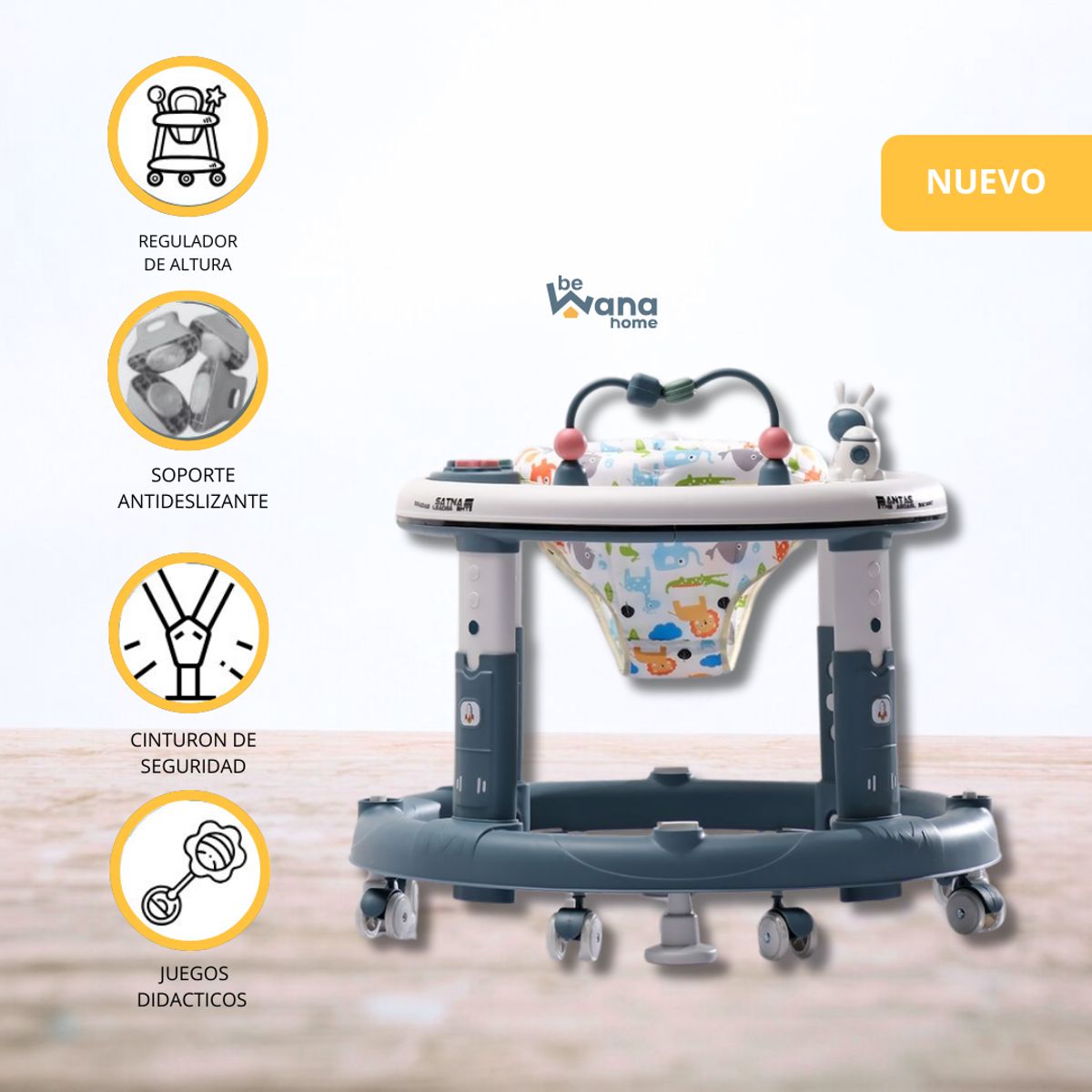 GENERICO - Andador Multifunción 360°«ROTARY» Green