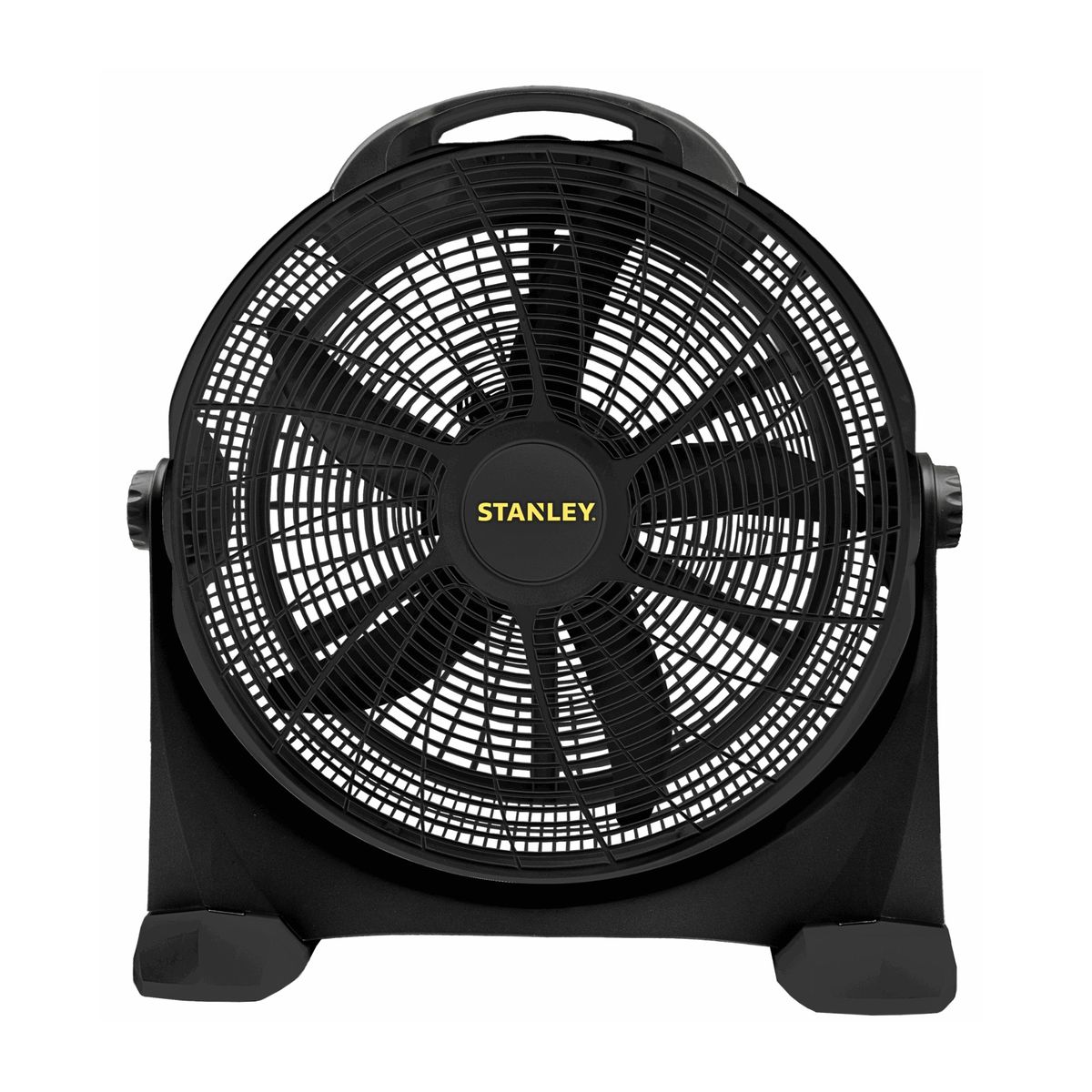 STANLEY - Ventilador de Piso Turbo 20 pulgadas, Gran Caudal 130W Industrial STANLEY