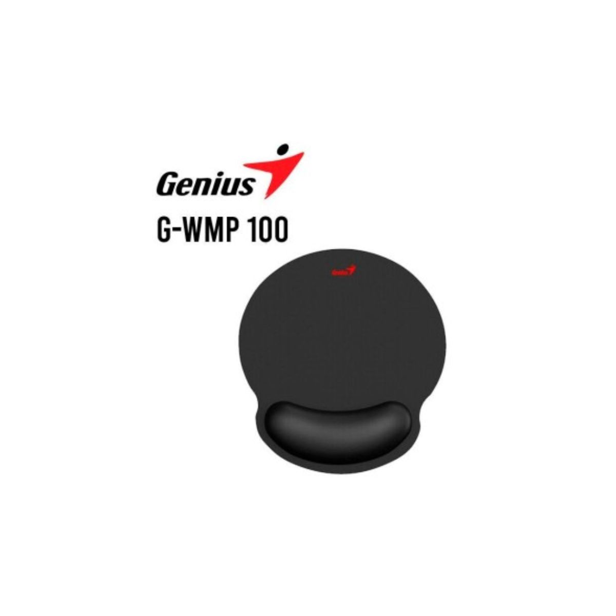 GENIUS - PAD MOUSE GENIUS G-WMP 100 CON DESCANSADOR NEGRO
