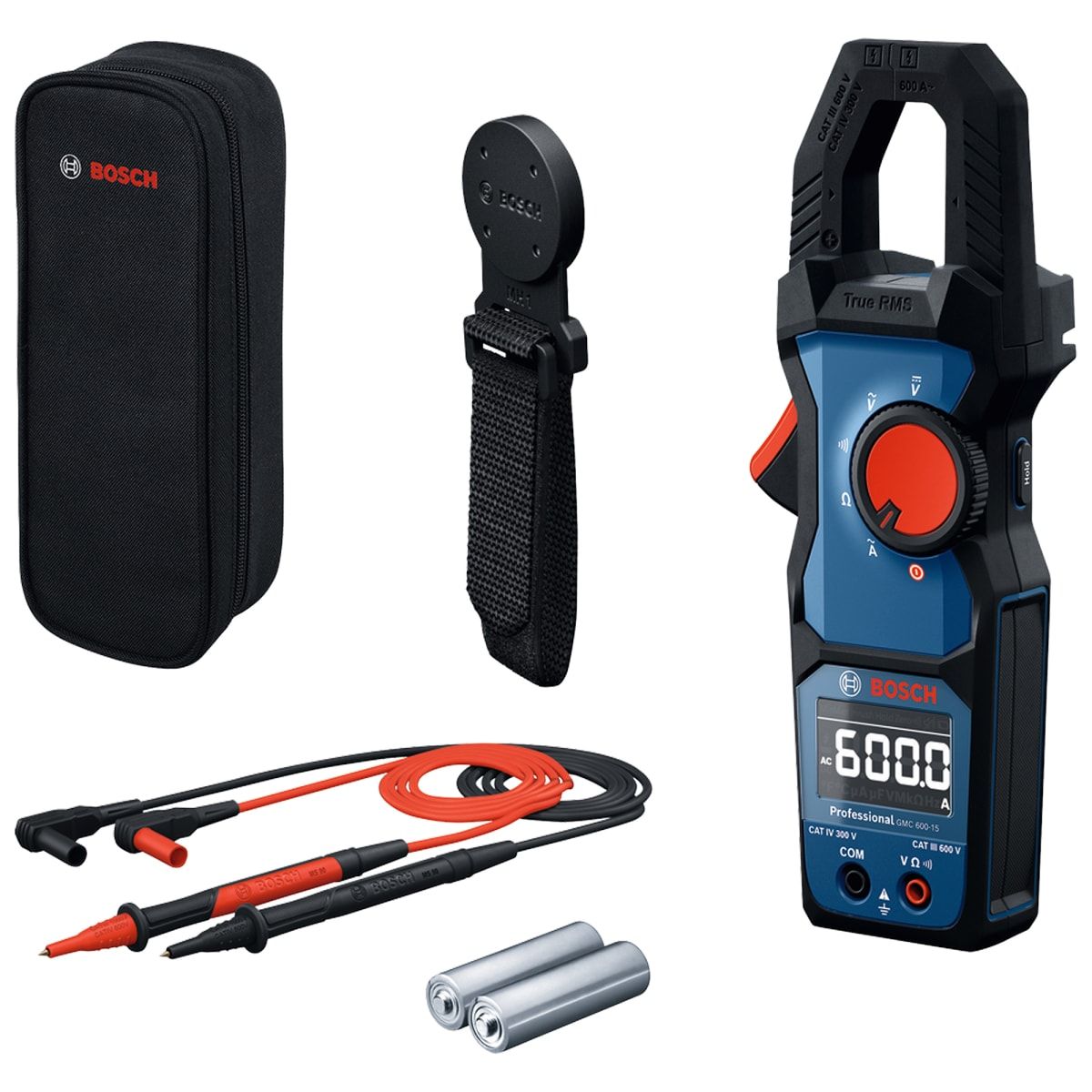BOSCH - Pinza amperimétrica con gancho 600v gmc 600-15 bosch 0601.077.601