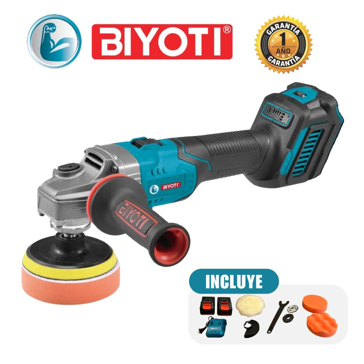 GENERICO - AMOLADORA ANGULAR INALÁMBRICA 20V