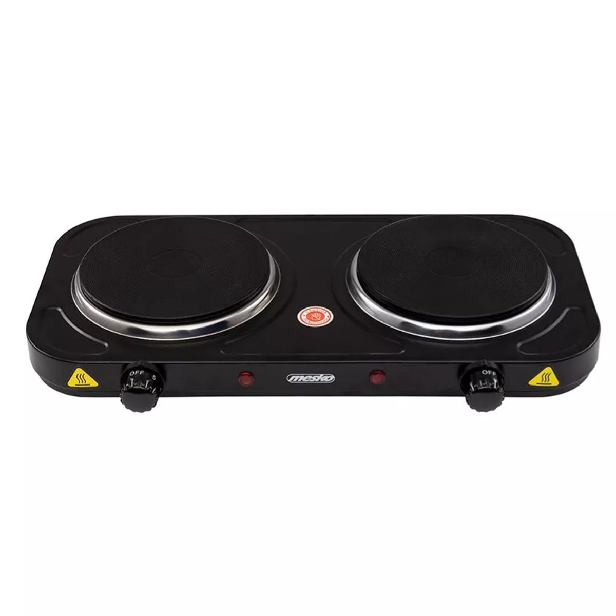 GENERICO - COCINA ELECTRICA DOBLE HORNILLA 3000W PORTATIL ANTIADHERENTE