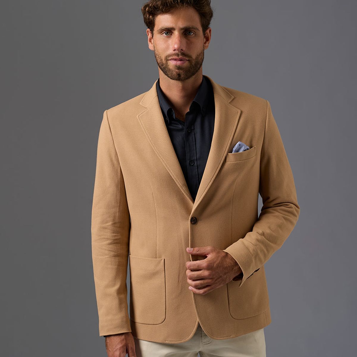 MBO - Blazer Piqué 100% Algodón Hombre MBO