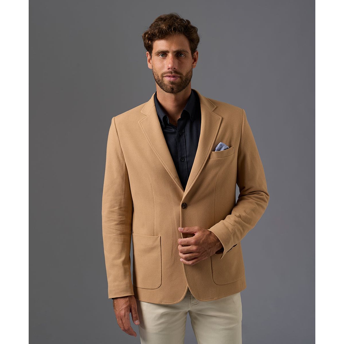 MBO - Blazer Piqué 100% Algodón Hombre MBO