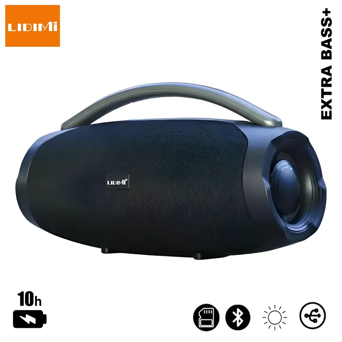 LIDIMI - Parlante Lidimi Portátil Ld-s641 XBass Radio FM USB