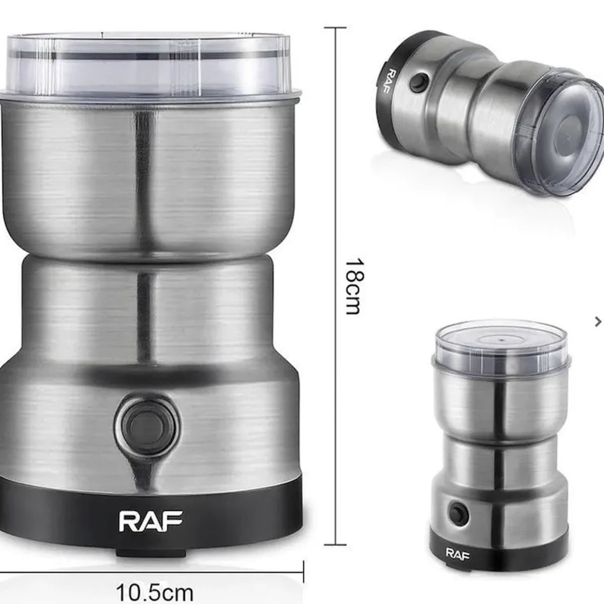 GENERICO - MOLEDOR DE CAFÉ ELECTRICO 300W CAPACIDAD 350ML CUCHILLA DE ACERO INOXIDABLE