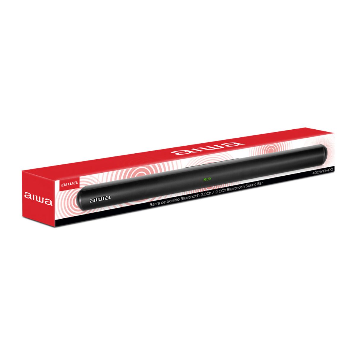 AIWA - SOUND BAR AIWA AWSBH20 - 40 WATTS RMS - SONIDO 2.0 STEREO