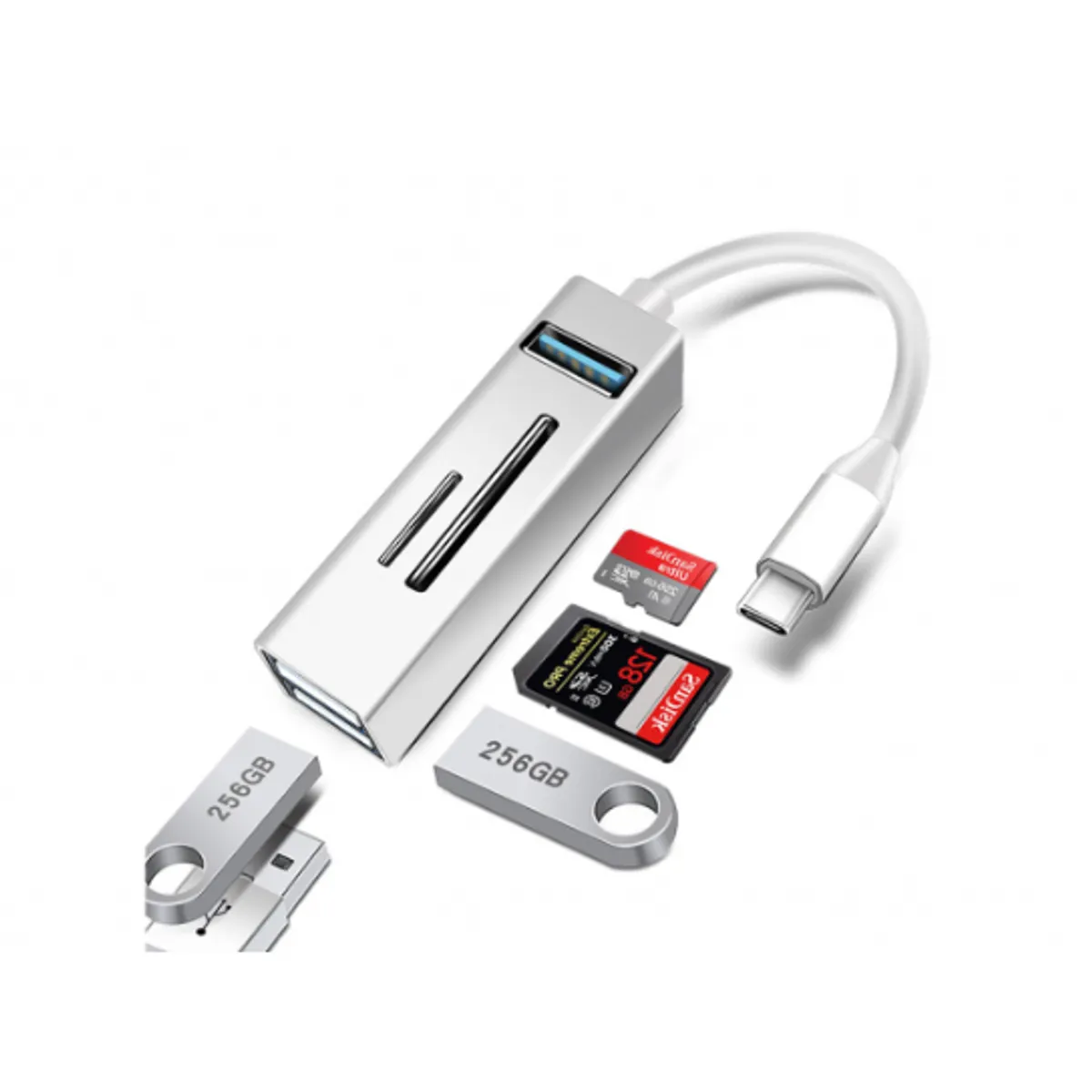 GENERICO - Hub USB-C 5 en 1 ANDOWL Q-HU802