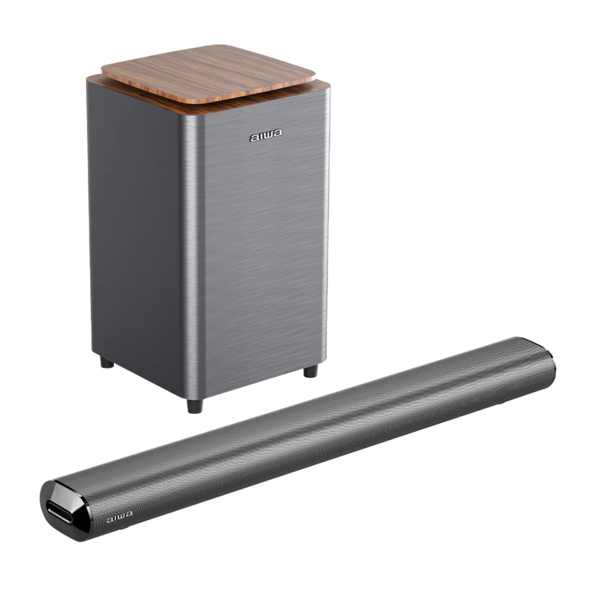 AIWA - AIWA  SOUNDBAR AWSBH23WW 160 WATTS RMS CON SUBWOOFER INALAMBRICO - FINO ACABADO