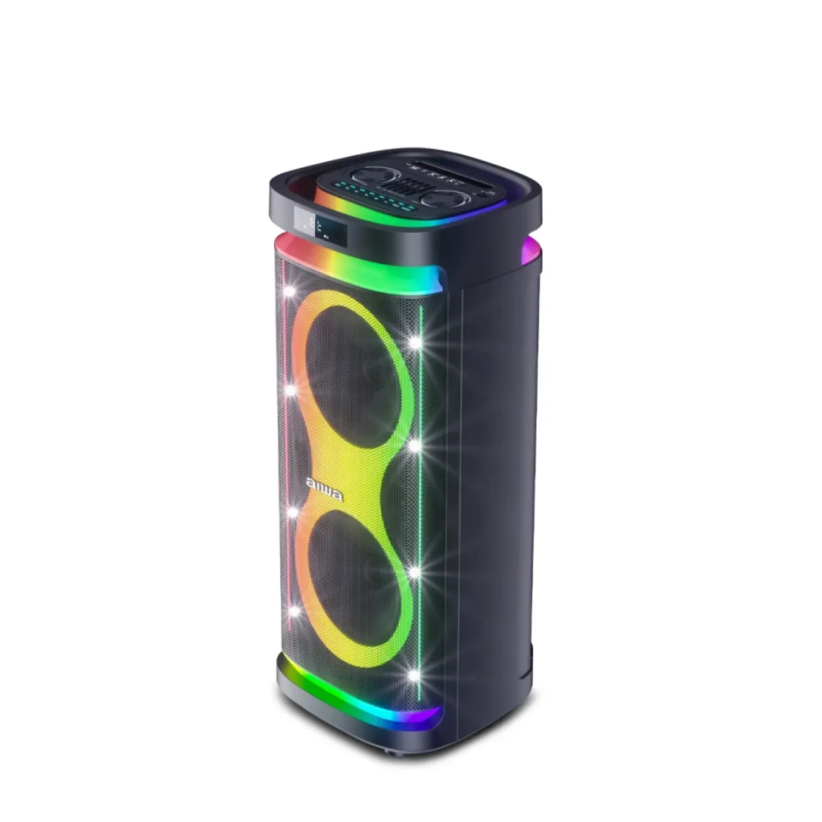 AIWA - AIWA AWPOH6D PARLANTE CON LUCES RGB, BATERIA Y 100 WATTS RMS
