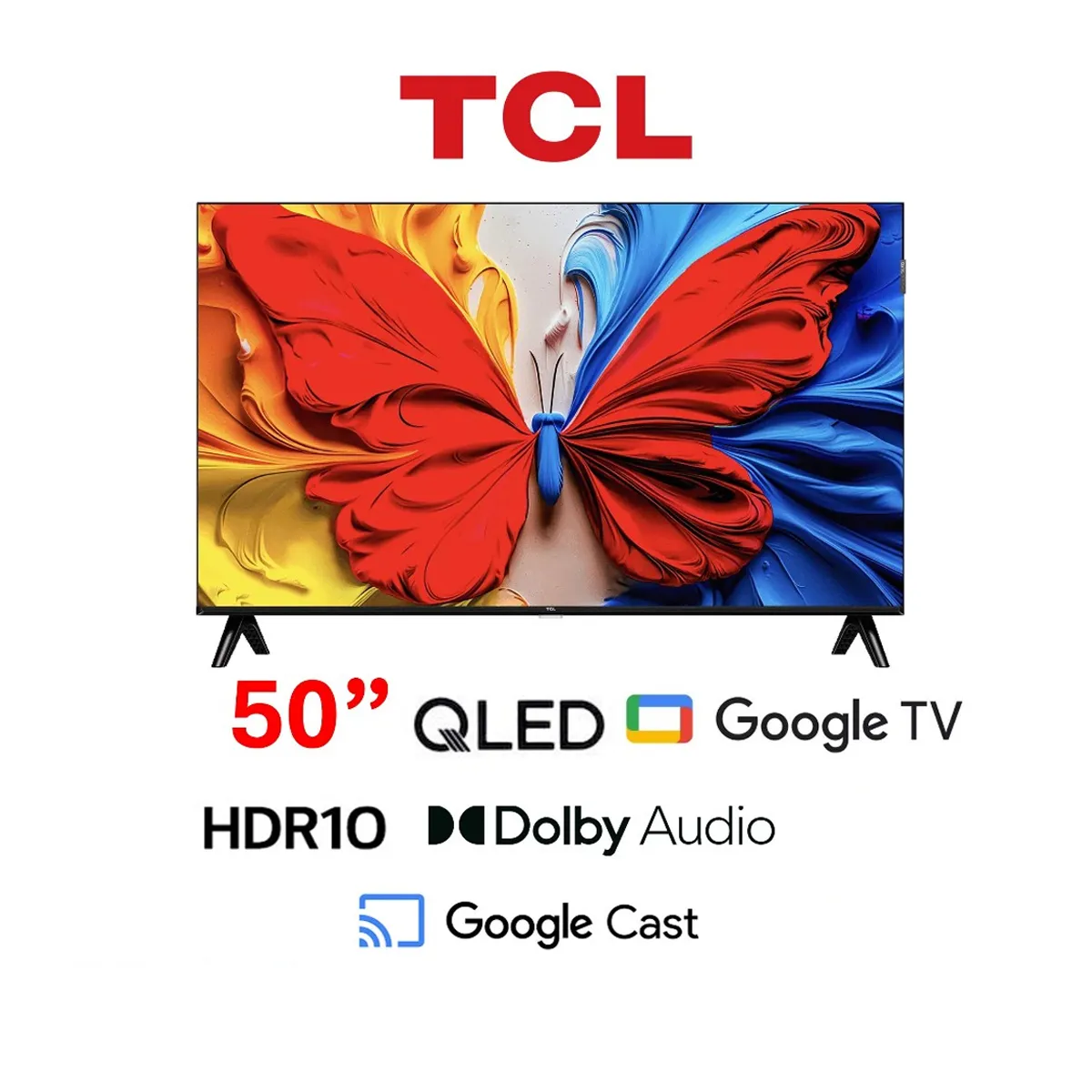 TCL - Televisor TCL QLED 50 FHD Smart TV - 50S5K