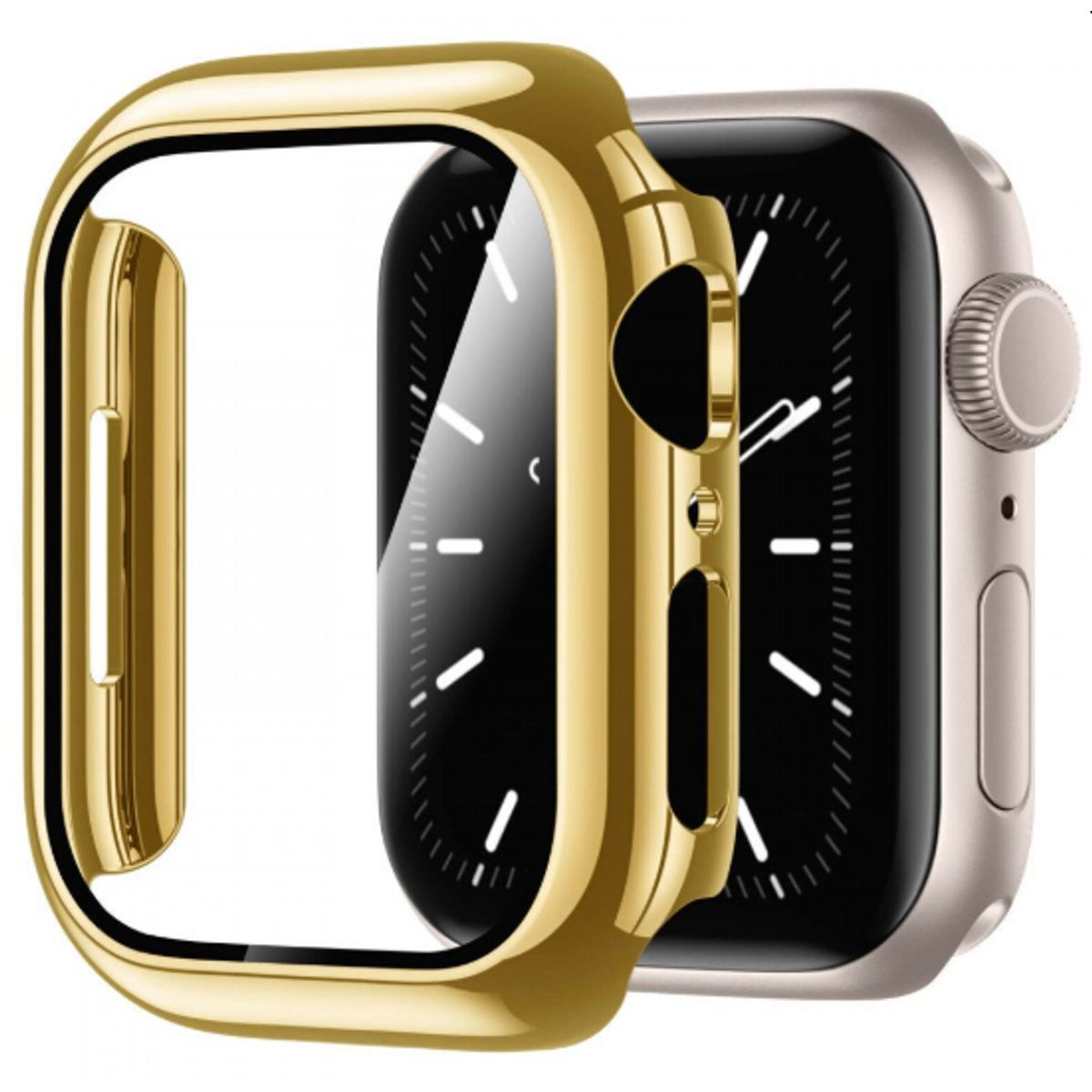 GENERICO - Bumpers para Apple Watch Platinado 45mm - DORADO