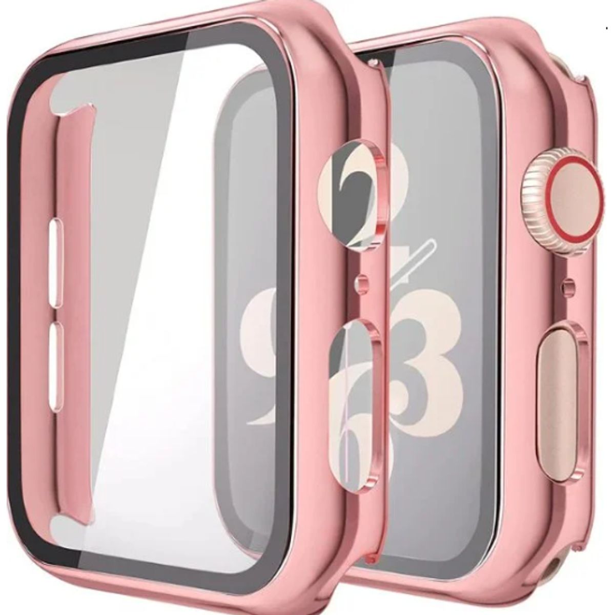GENERICO - Bumpers para Apple Watch Platinado 45mm - ROSADO