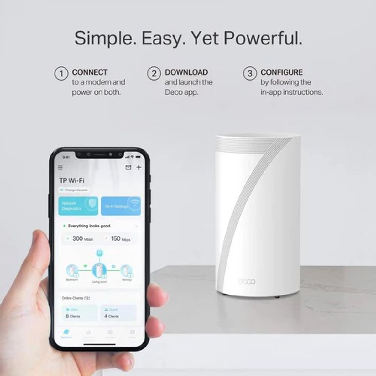 TP LINK - TP-LINK Deco BE85 3-Pack Router MESH WiFi7 BE19000 Tres Bandas