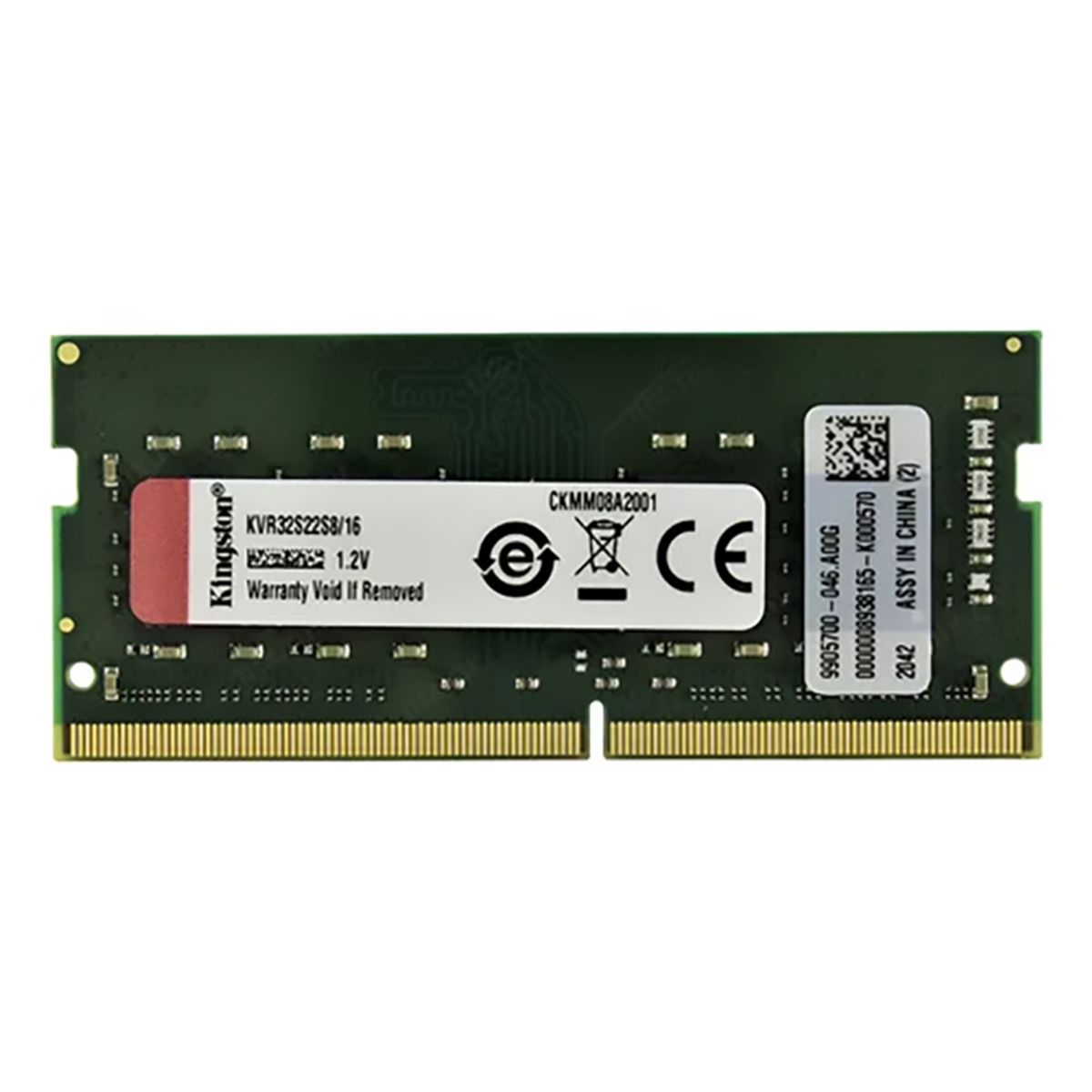 KINGSTON - Memoria RAM 16GB DDR4 Kingston 3200Mhz para laptop