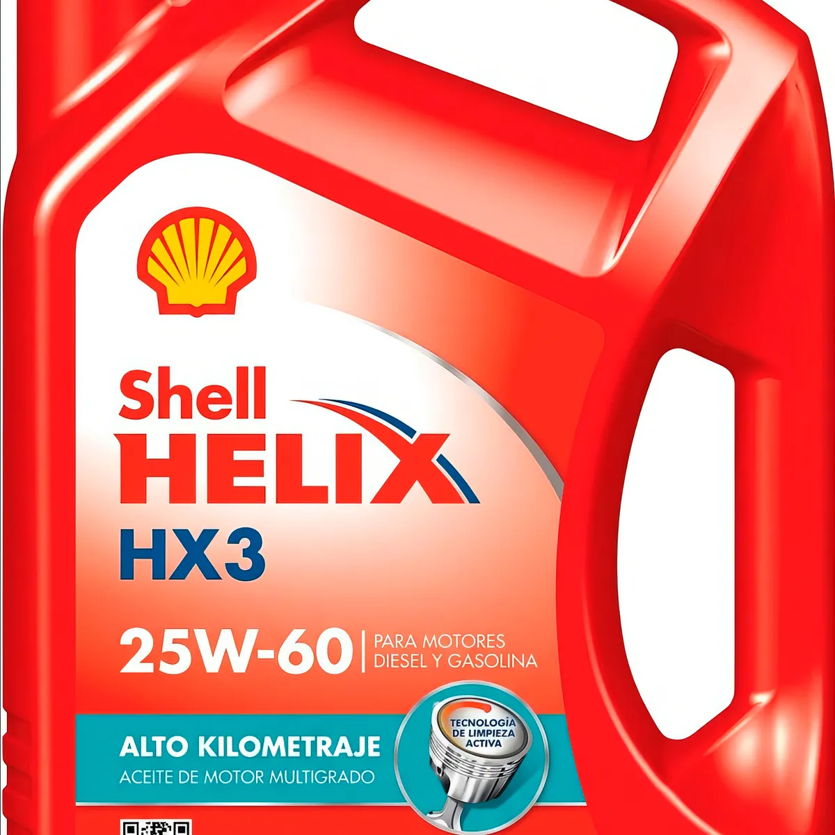 GENERICO - Aceite de Motor Shell Helix Alta Kilometraje HX3 25W-60 4LT