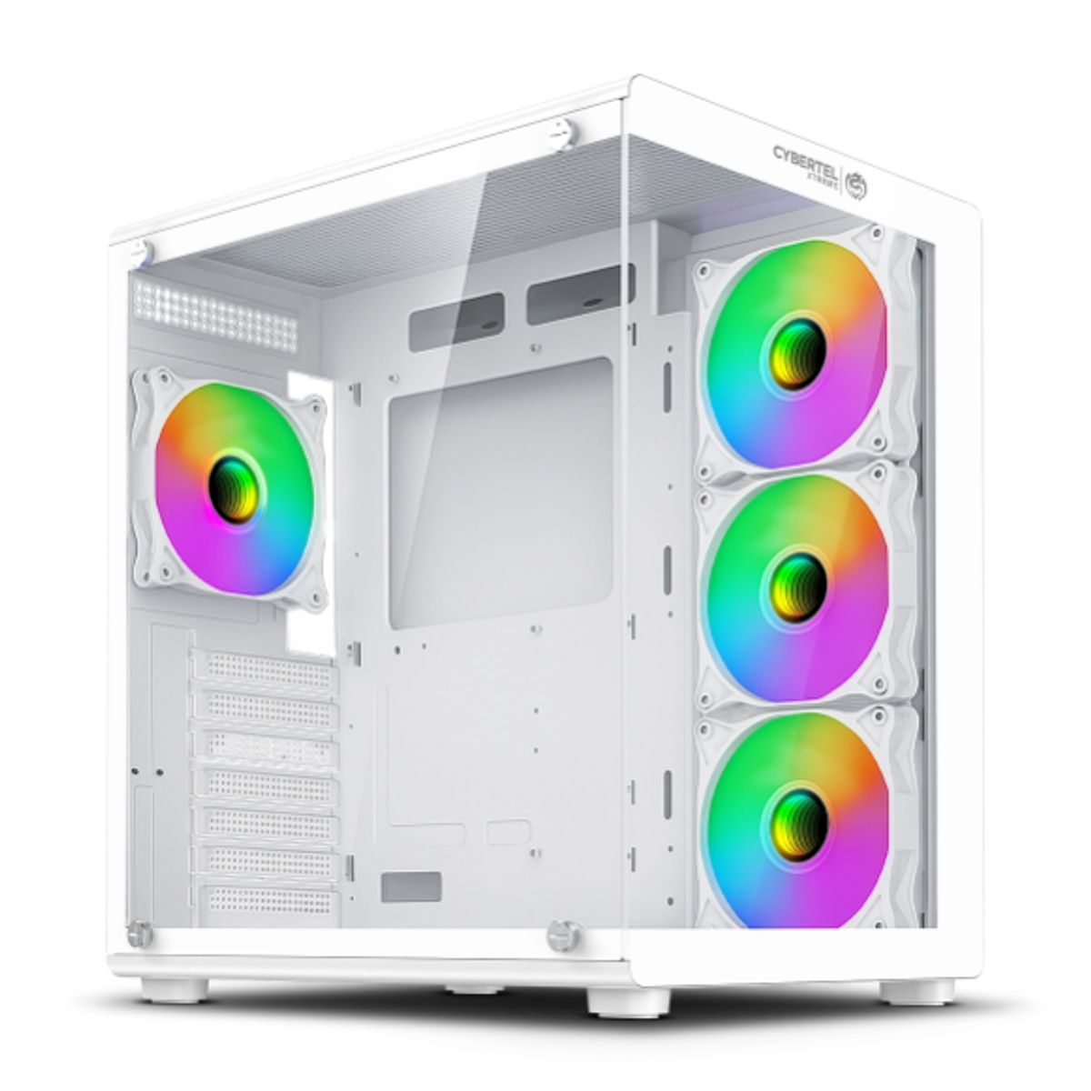 CYBERTEL - Case Gamer XTREME WHITE CBX C5021W 4FAN ARGB CYBERTEL
