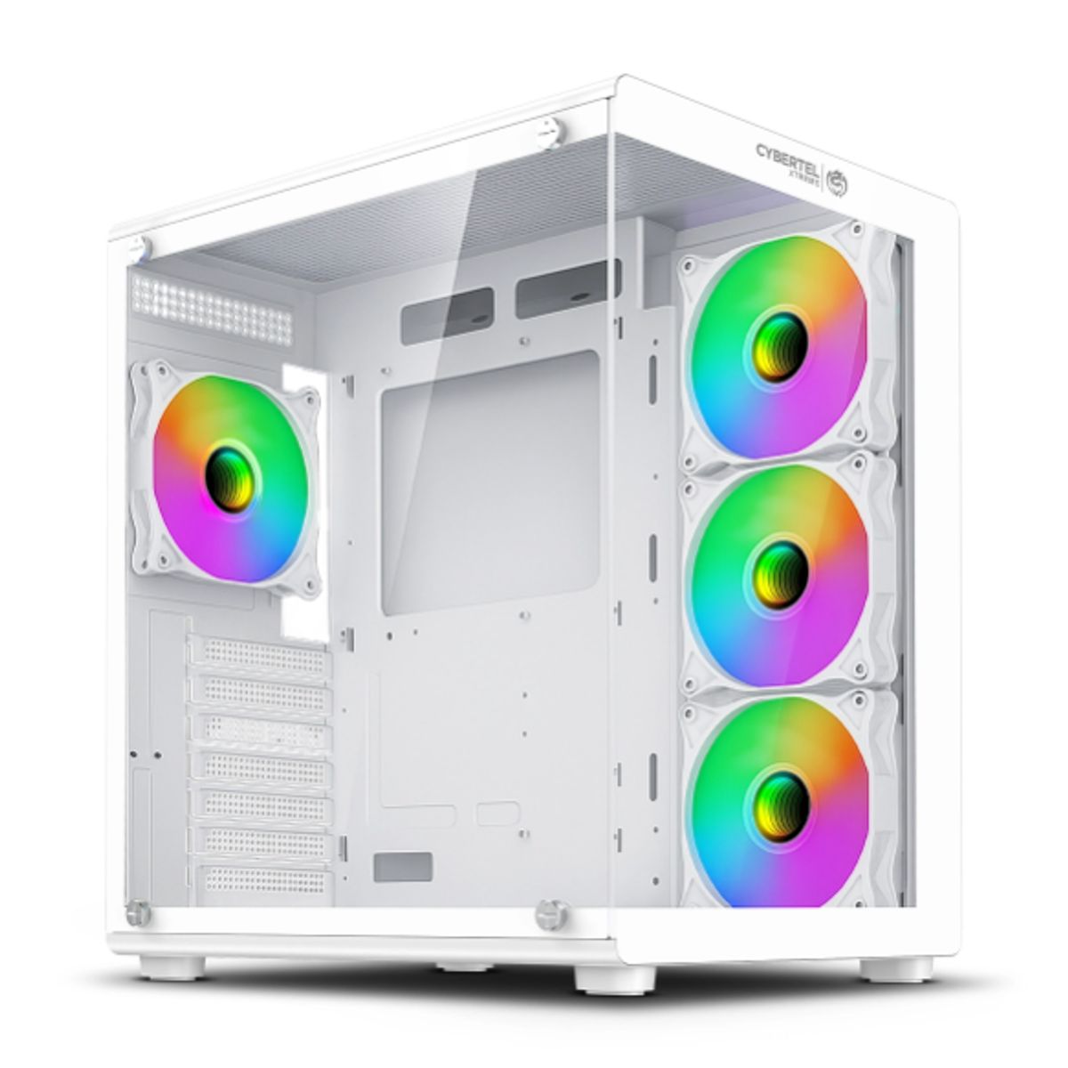 CYBERTEL - Case Gamer XTREME WHITE CBX C5021W 4FAN ARGB CYBERTEL