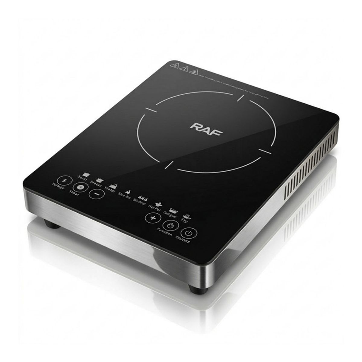 RAFF - Cocina de Inducción RAF-8107 2200W Panel Táctil con Temporizador