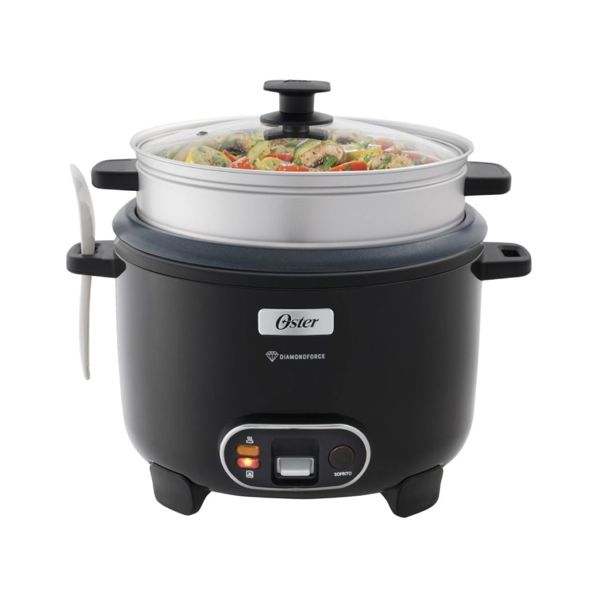 OSTER - Arrocera Oster CKSTRC15DFBLK 053 DiamondForce 3 en 1 De 15 Tazas