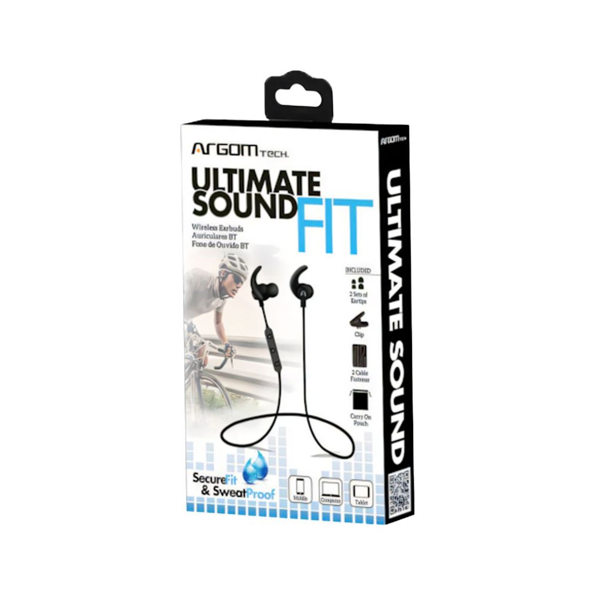 ARGOMTECH - AUDIFONOS ULTIMATE SOUND FIT BT - NEGRO