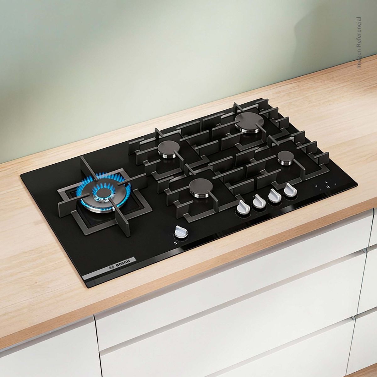 BOSCH - Encimera a Gas 90cm Vidrio Serie 8 PRS9A6H40