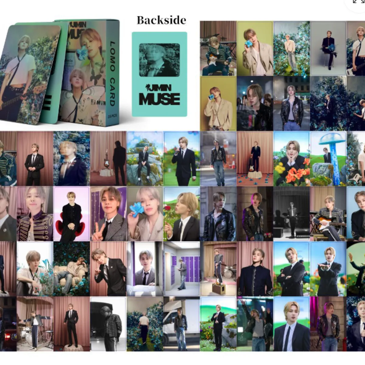 GENERICO - Lomo Cards Jimin “MUSE”  Set de Tarjetas Coleccionables K-Pop