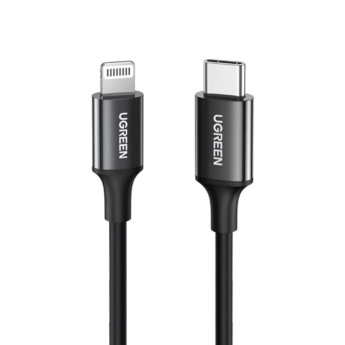 UGREEN - Cable lightning de iphone Ugreen 1m 60w Negro