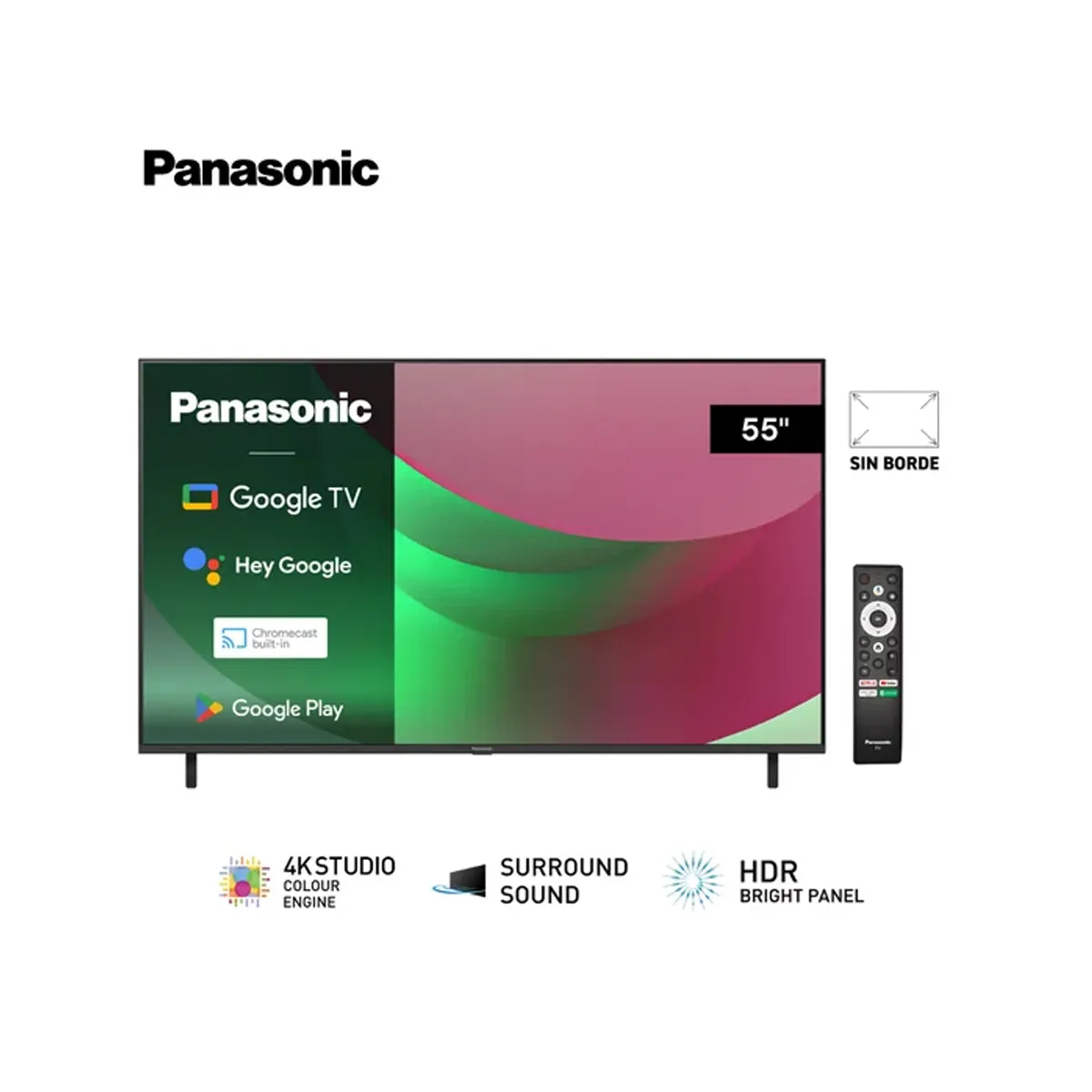 PANASONIC - Televisor Panasonic Google TV 55 LED 4K UHD - TC-55NX700P