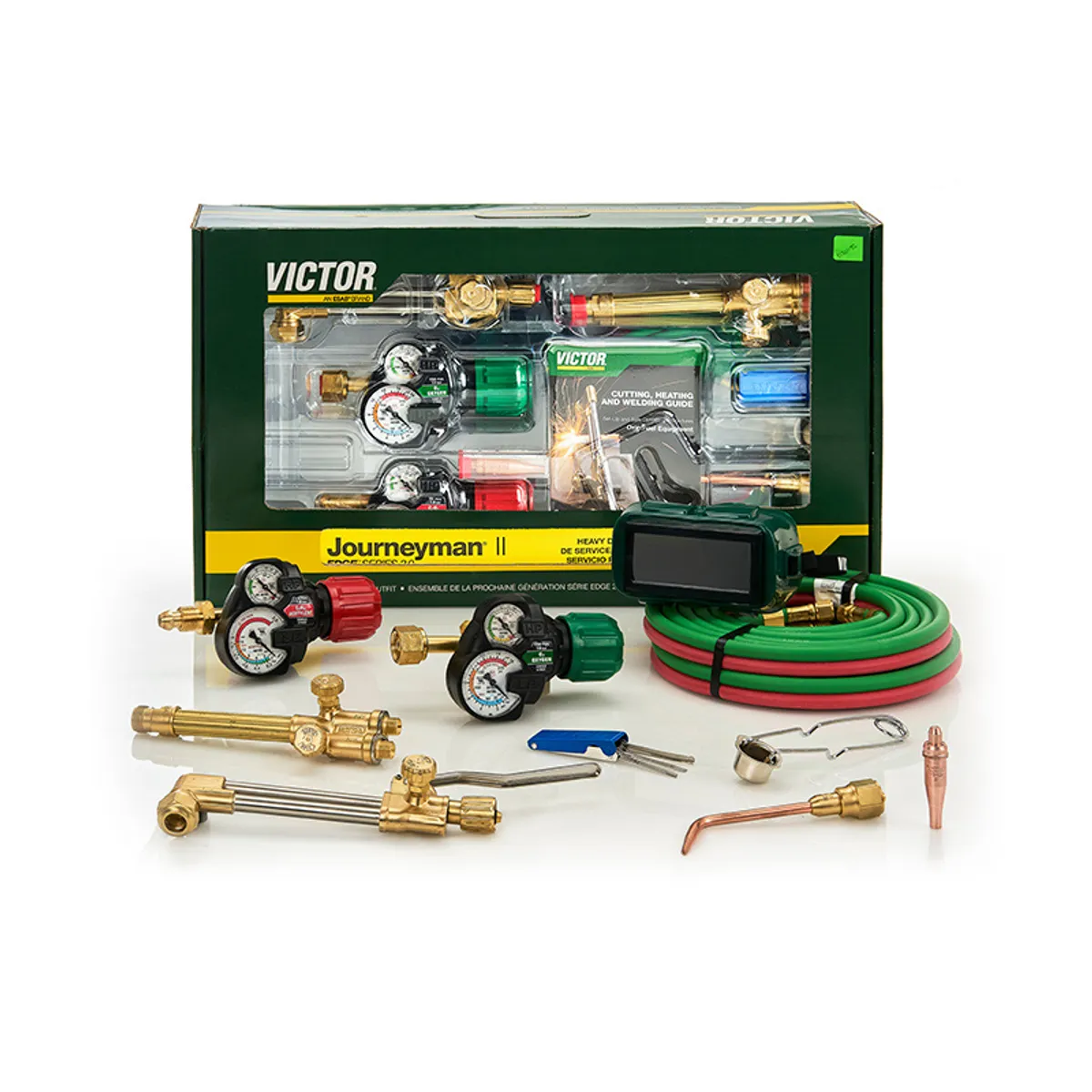 VICTOR - Kit Oxicorte Equipo de Soldadura y Corte Industrial Victor Journeyman II + Accesorios