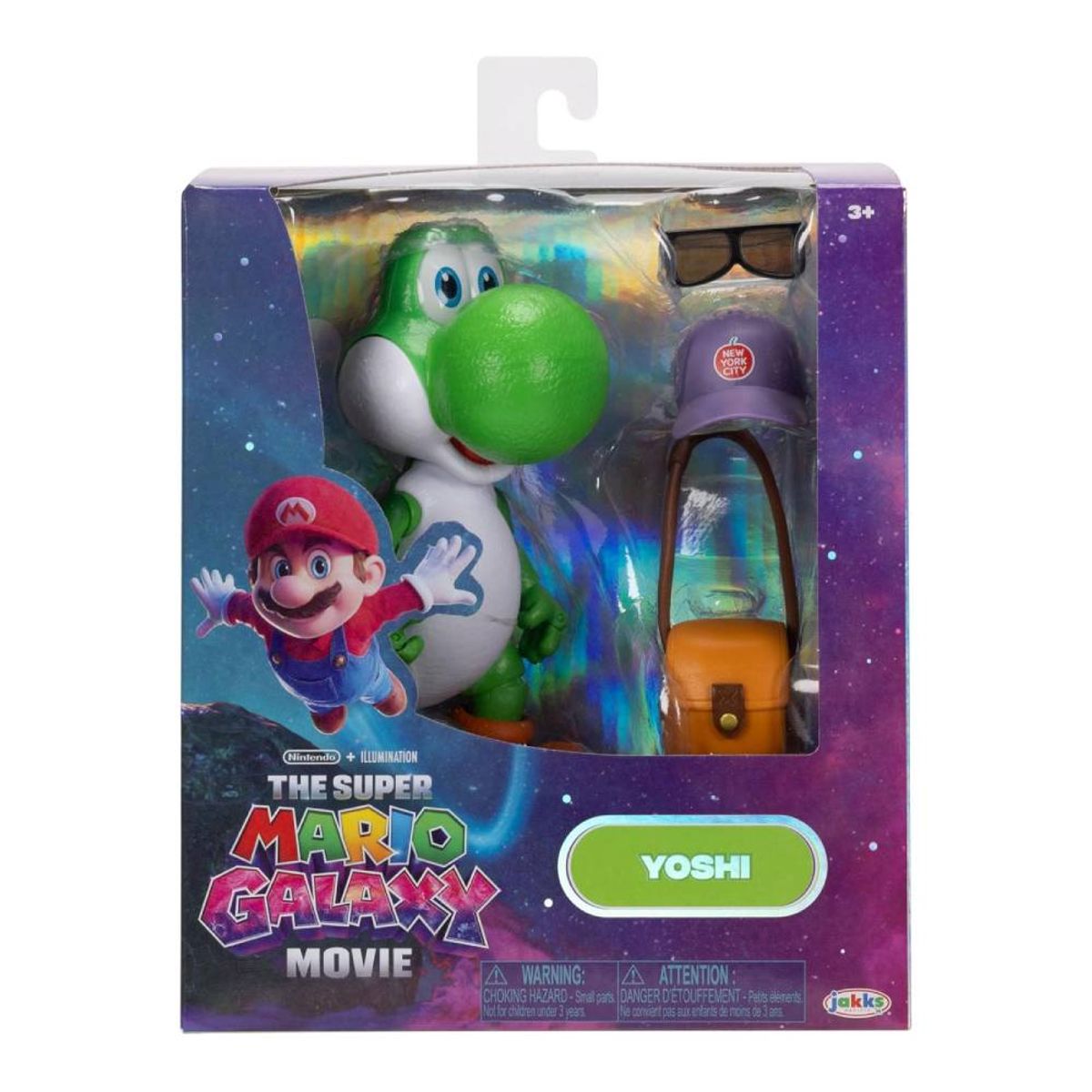 JAKKS PACIFIC - Figuras de la película Super Mario Galaxy de 13 cm aprox Yoshi
