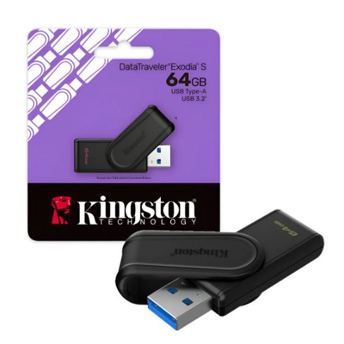KINGSTON - Memoria Usb Kingston 64gb 3.2 Exodia