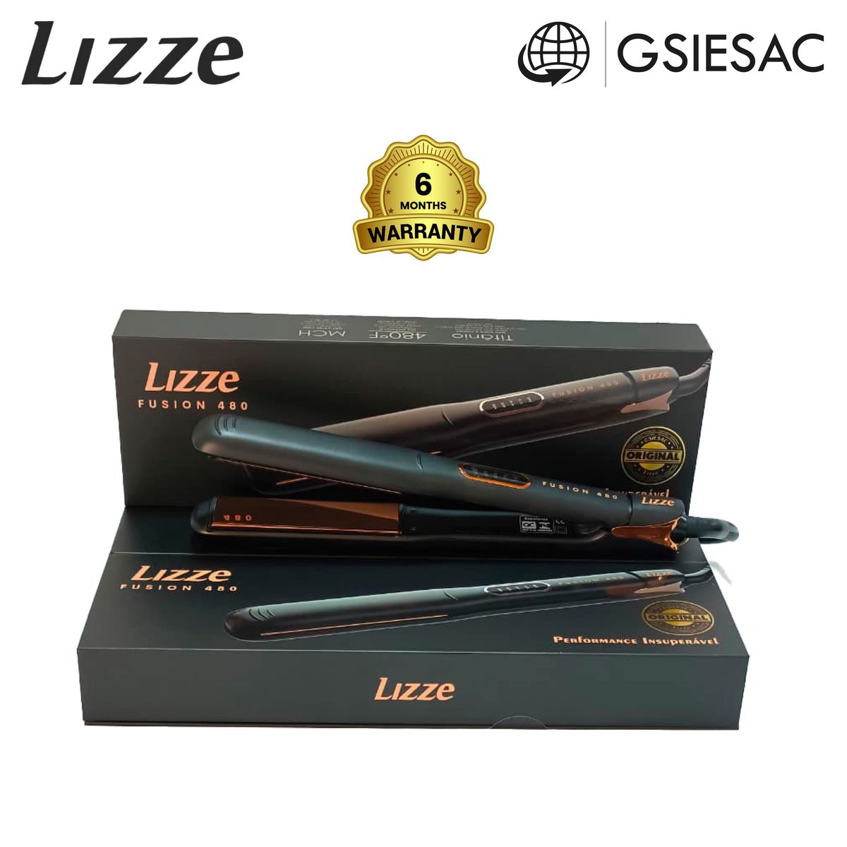 LIZZE - LIZZE PLANCHA ALISADORA DE CABELLO PROFESIONAL FUSION 480