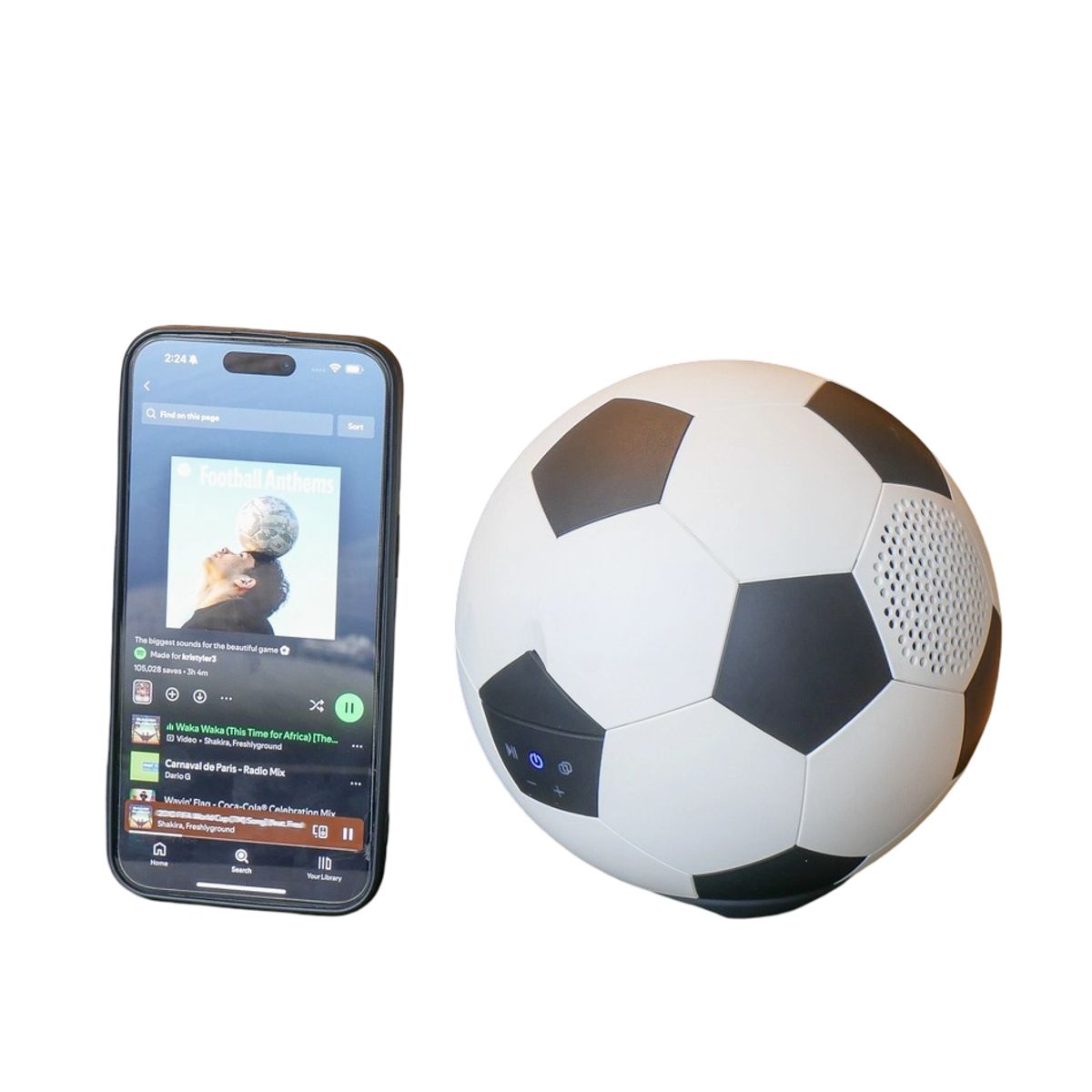GENERICO - Parlante Bluetooth Modelo Pelota Boomball Portátil Calidad Pro