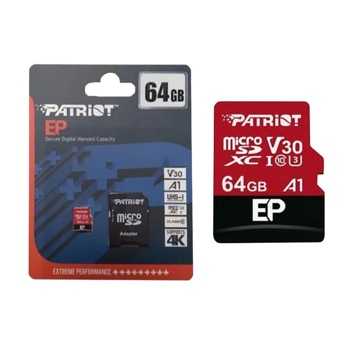 GENERICO - MEMORIA MICRO SD 64G PATRIOT EP V30 A1