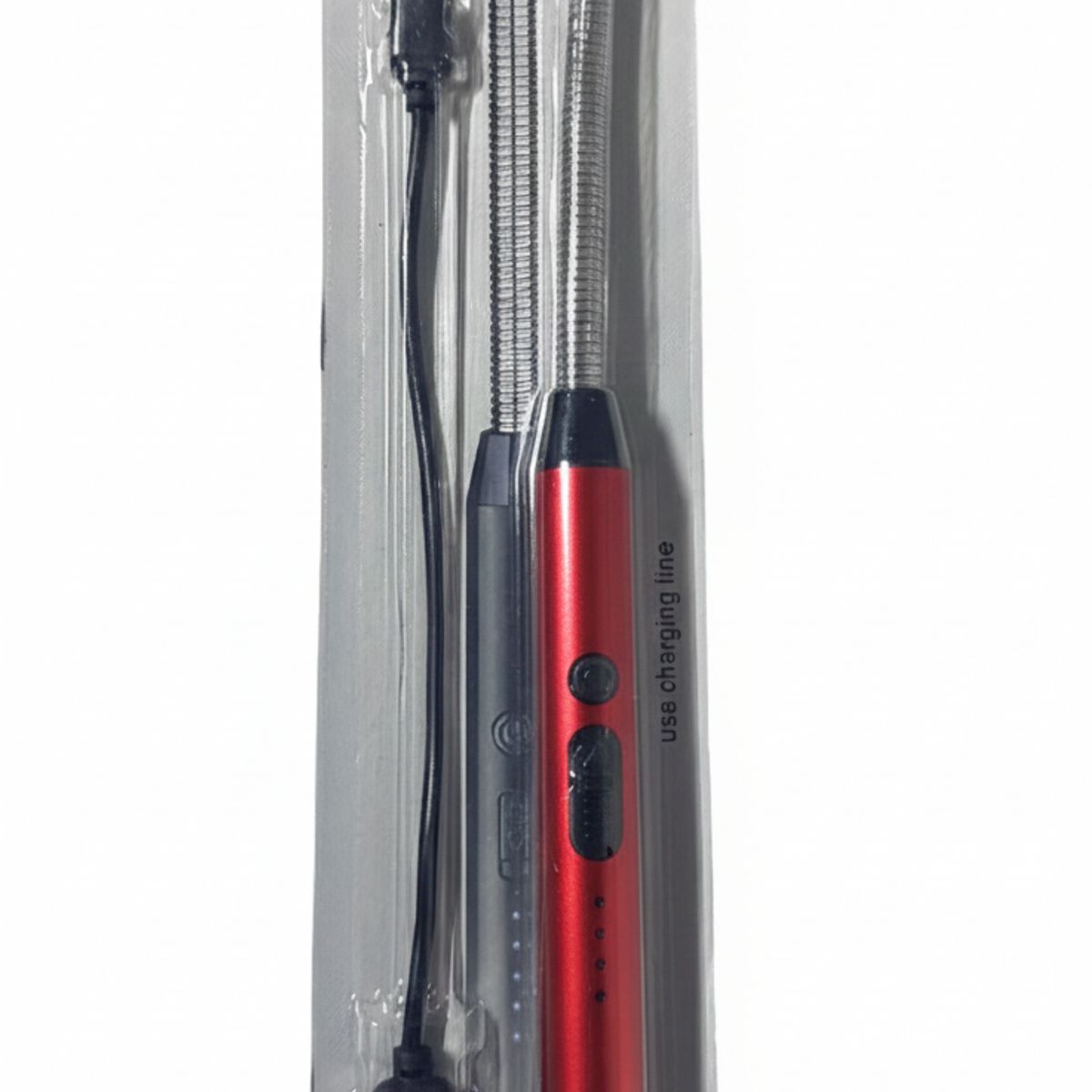 GENERICO - Encendedor Eléctrico Recargable Puerto USB Color Rojo