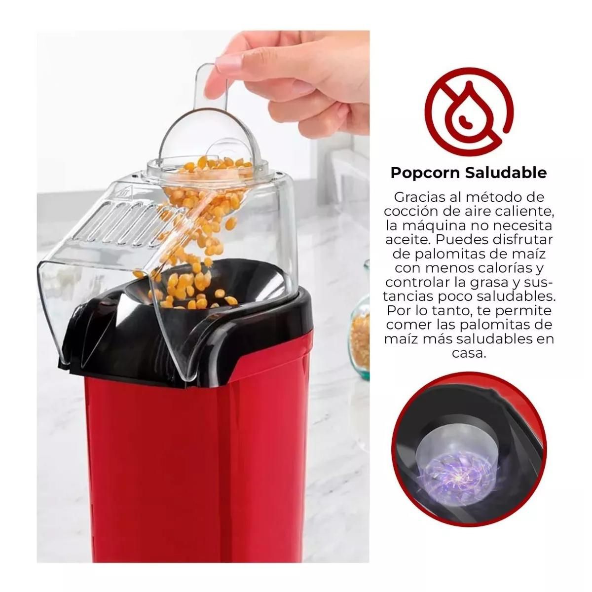 GENERICO - Máquina de Canchita Popcorn  Ideal para Películas y Reuniones  MOD1